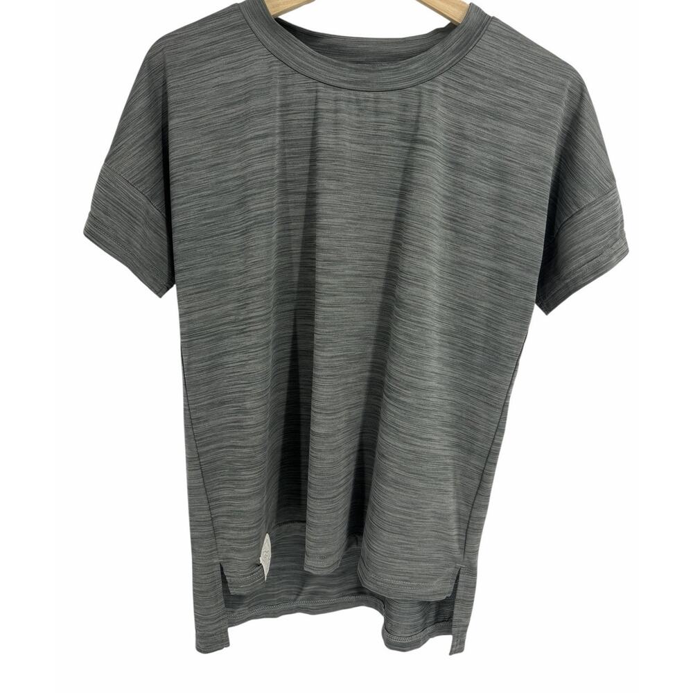 Flylow T Shirt Women's Medium M Olive Green Heather Truck Range Tee Quick Dry